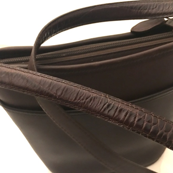 Brighton Bags Brighton Vintage Brown Woven Leather Shoulder Bag